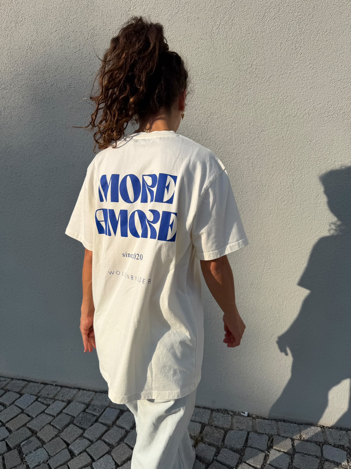 Shirt "More Amore" - Blue