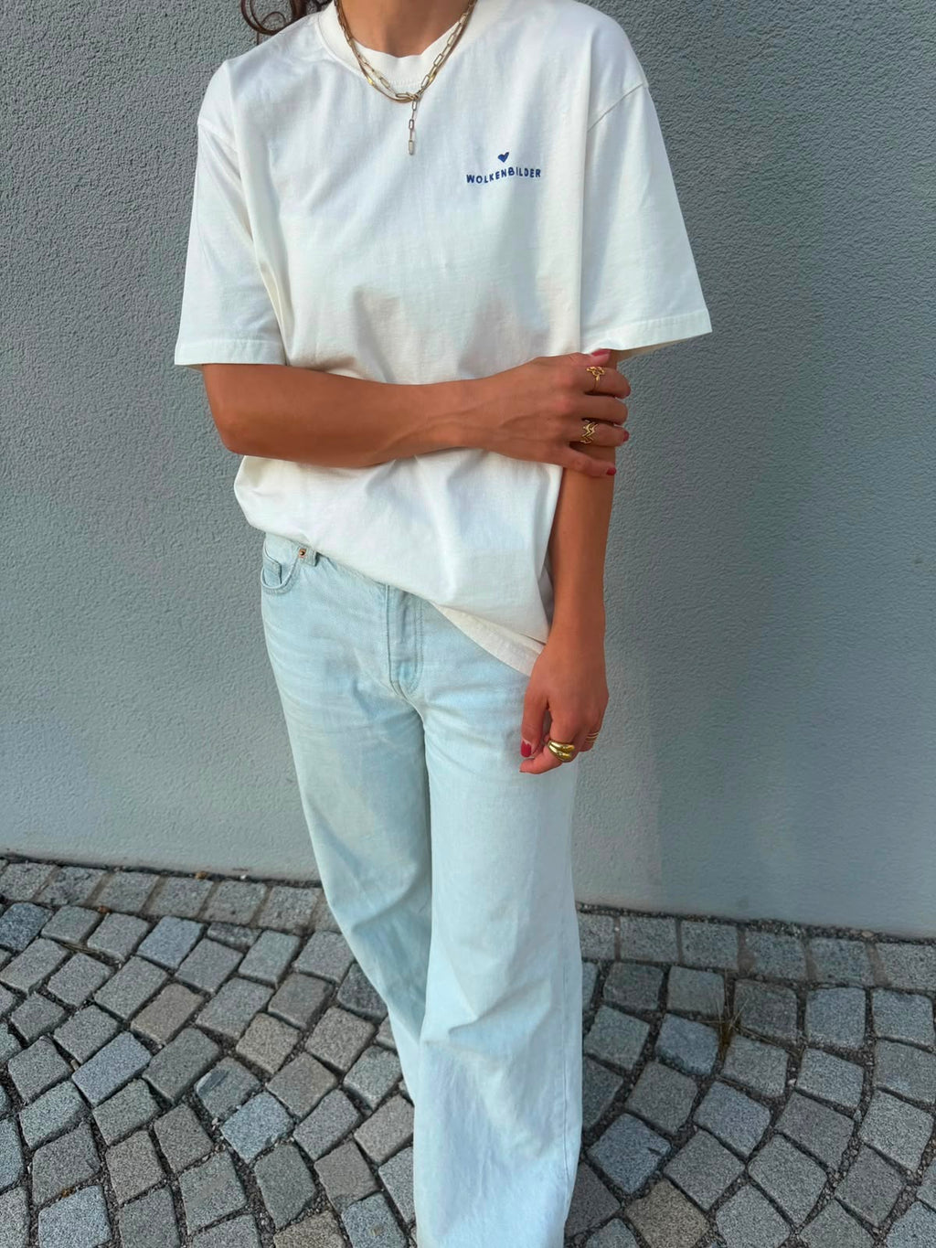 Shirt "More Amore" - Blue
