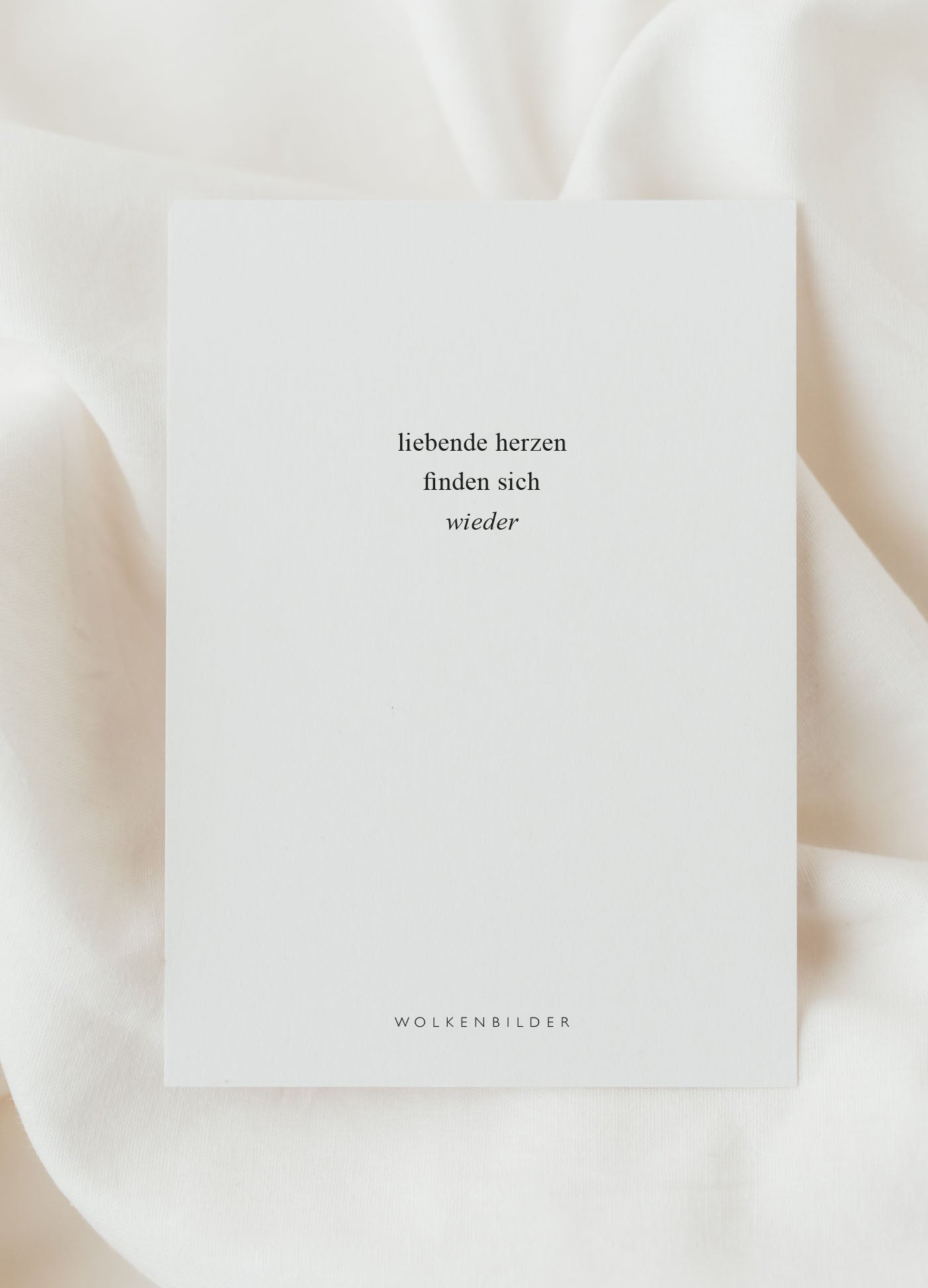 Klappkarte "LIEBENDE HERZEN"
