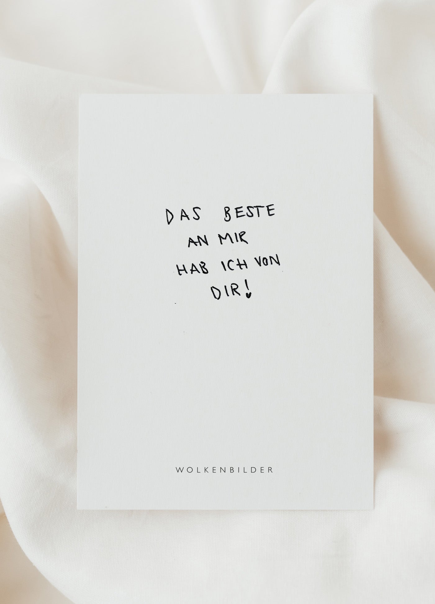 Postkarte No. 247 Das Beste an mir, von dir