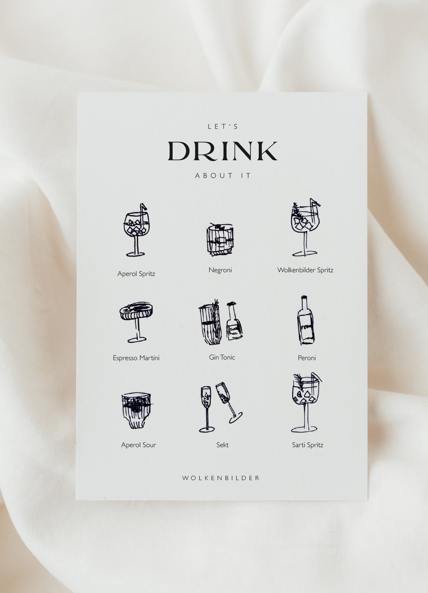 Postkarte No. 251 Let´s drink about it!