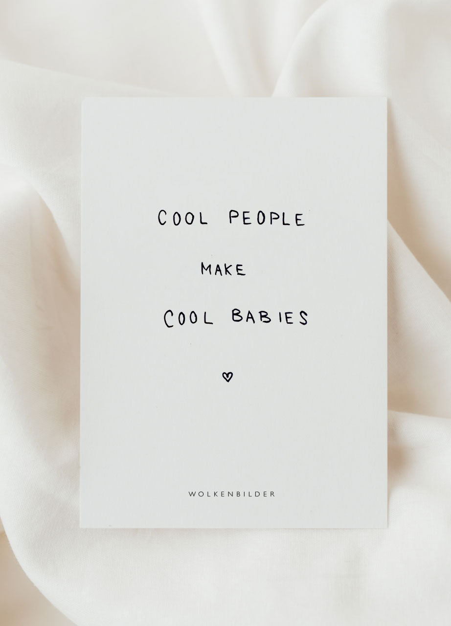 Postkarte No. 255 COOL PEOPLE COOL BABIES