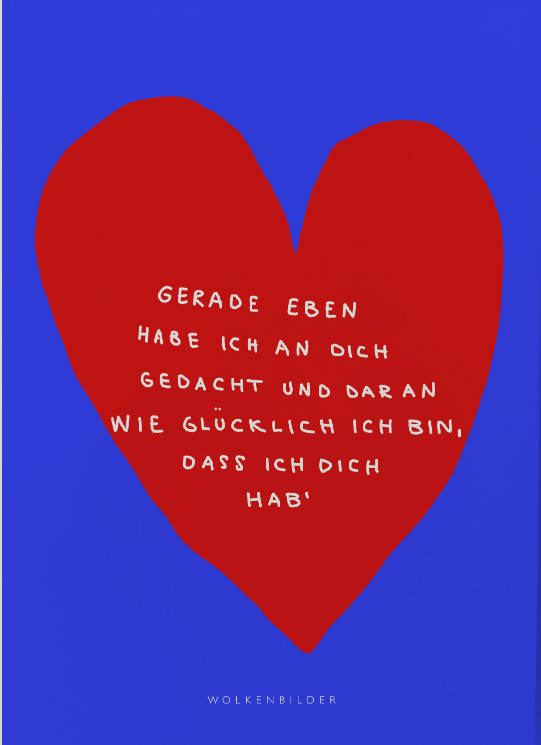 Postkarte No. 1.2 "GERADE EBEN"