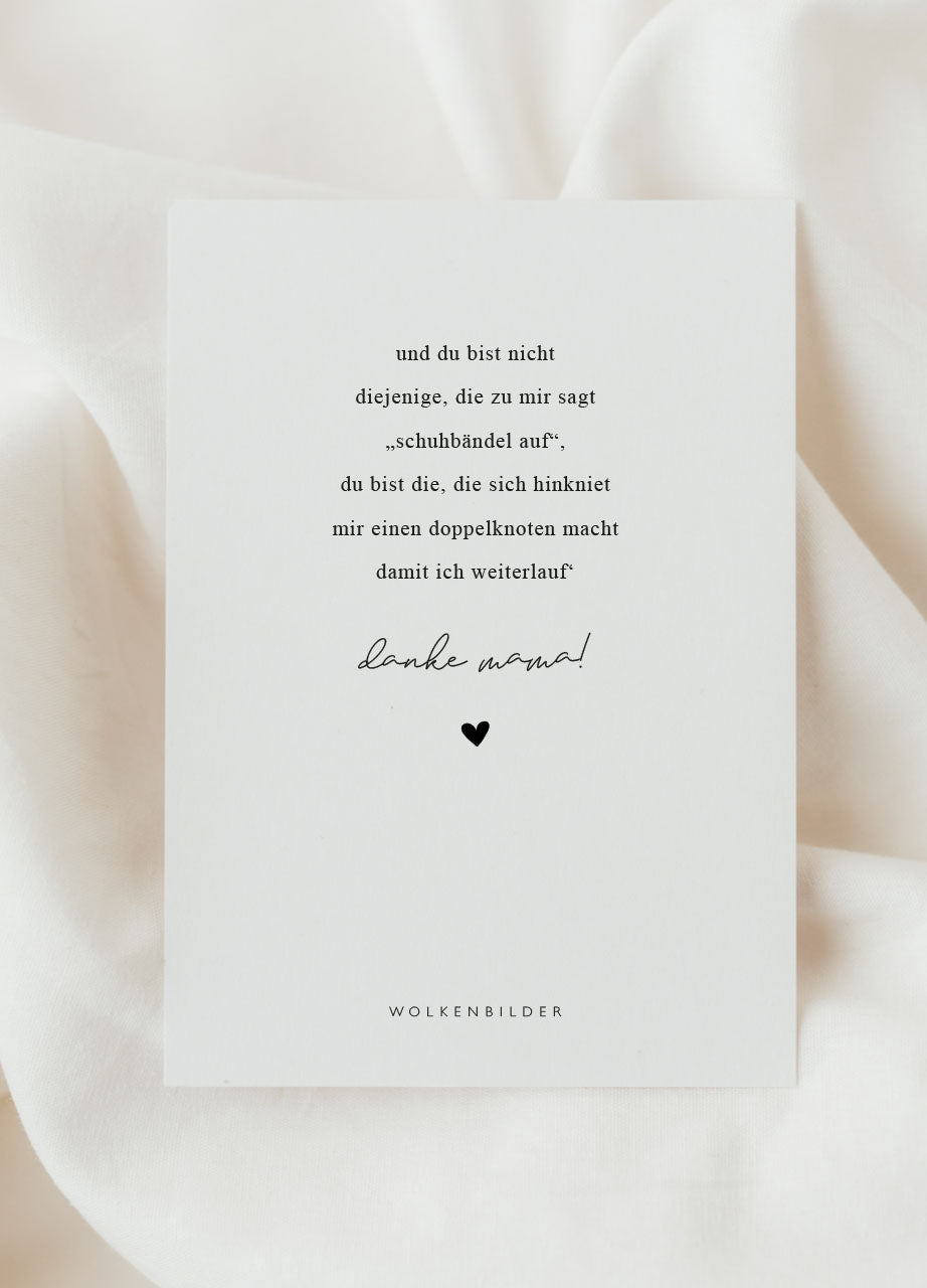 Postkarte No. 111 "DANKE FÜR EINFACH ALLES"