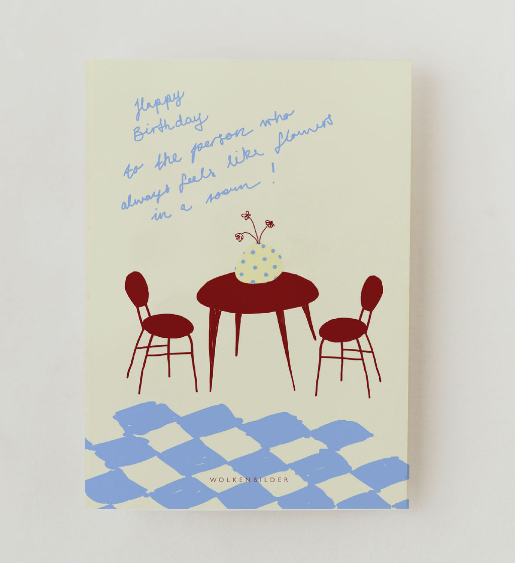 Postkarte No. 113.2 You always feel like flowers