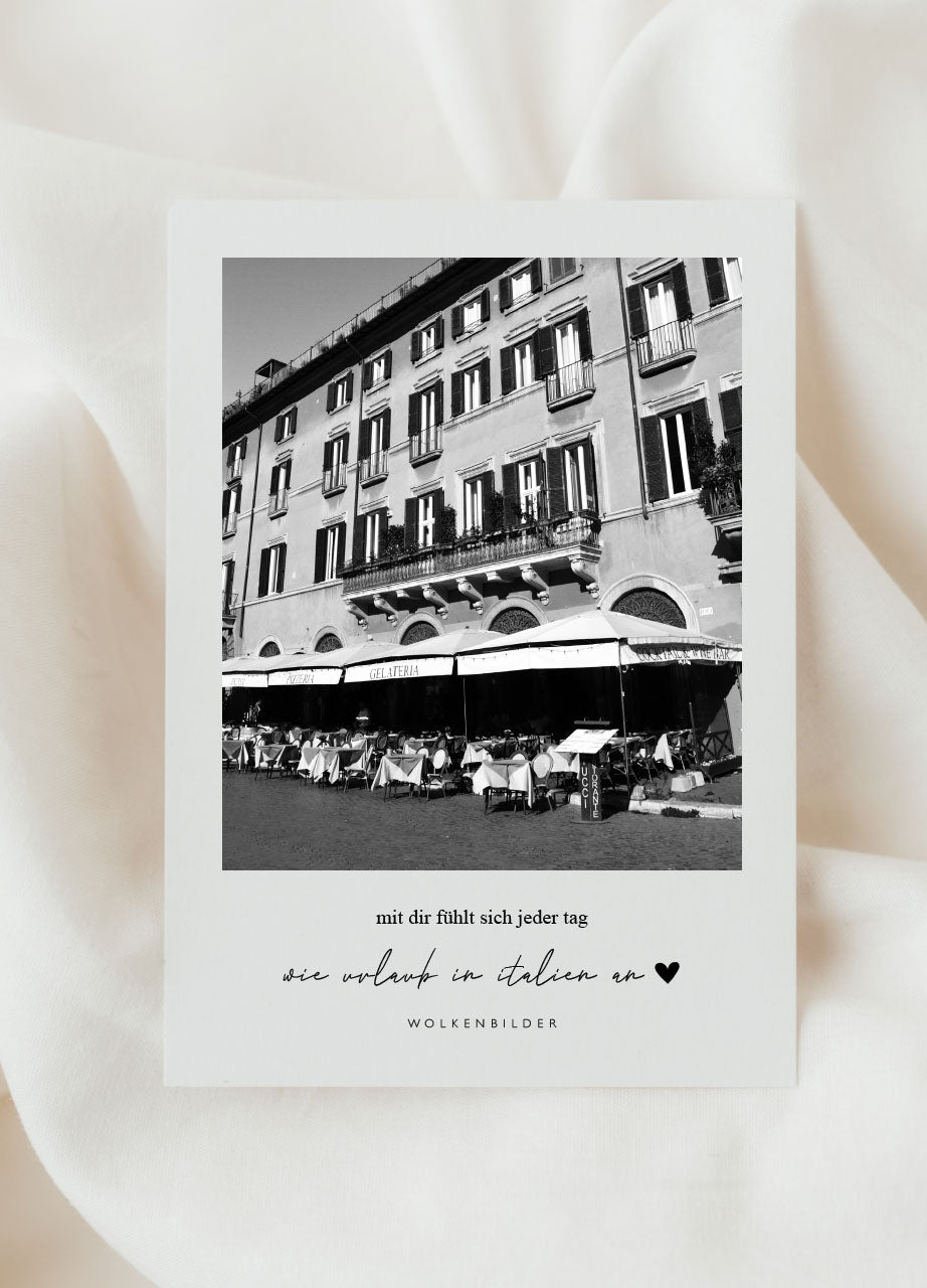 Postkarte No. 113 "WIE URLAUB IN ITALIEN"