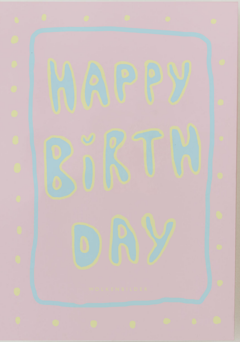 Postkarte No. 120.2 "HAPPY BIRTHDAY"