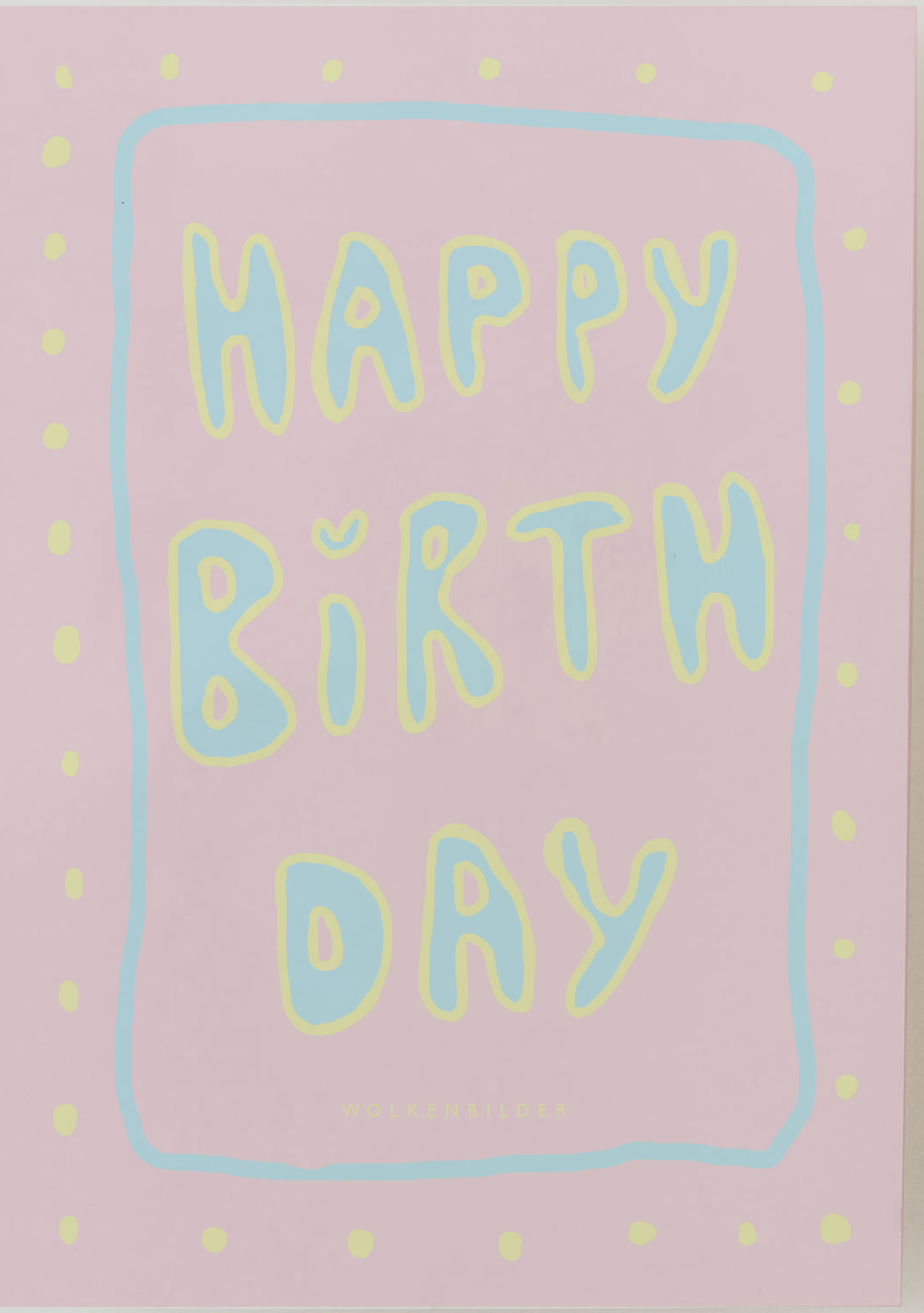 Postkarte No. 120.2 "HAPPY BIRTHDAY"
