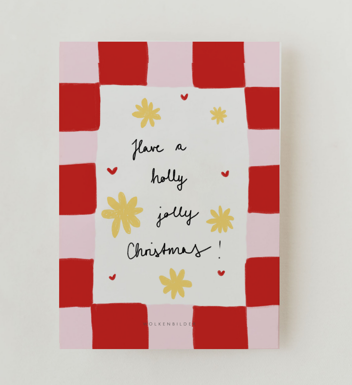 Postkarte No. 126.2 "HOLLY JOLLY CHRISTMAS"