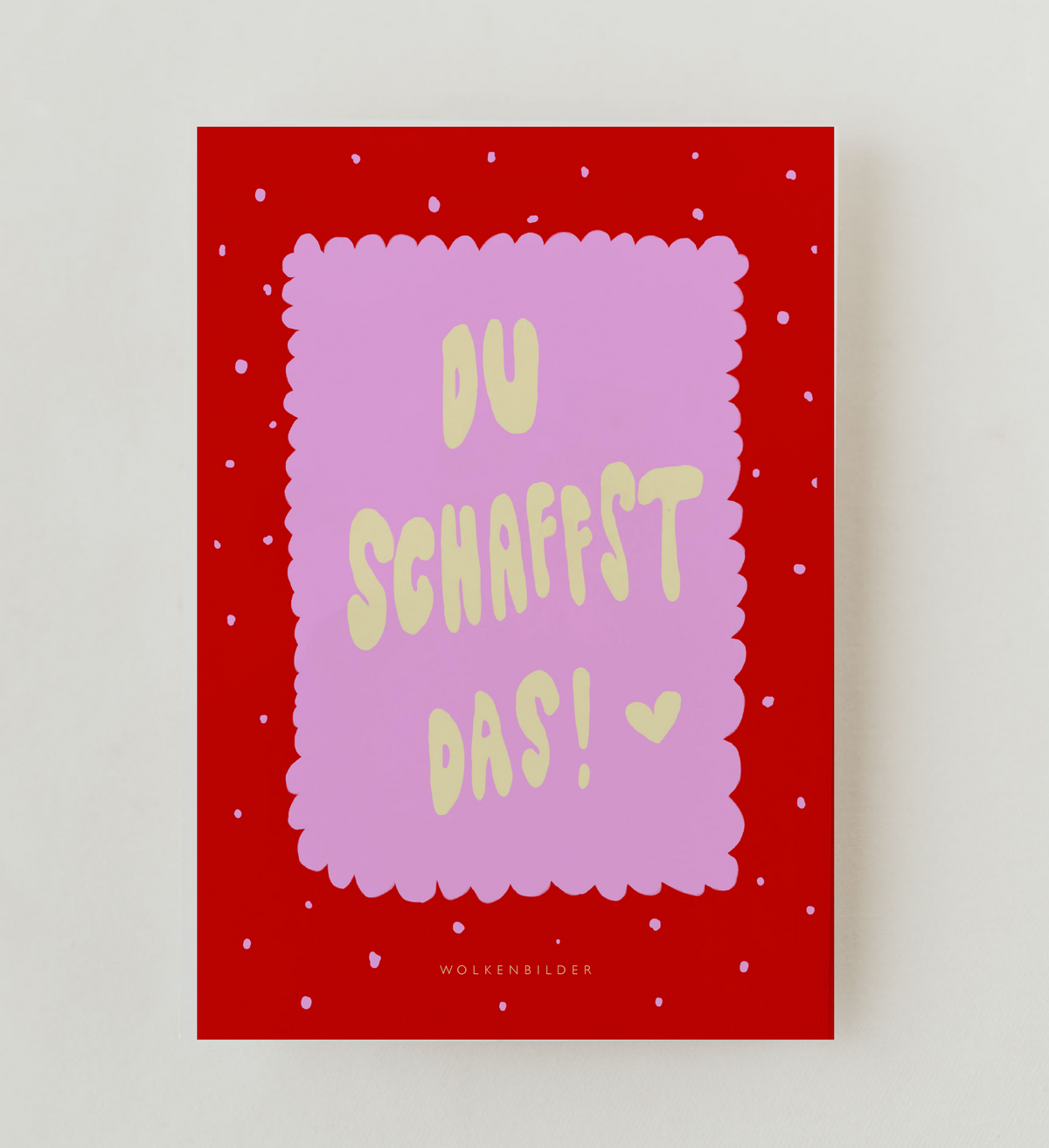 Postkarte No. 127.2 "DU SCHAFFST DAS"