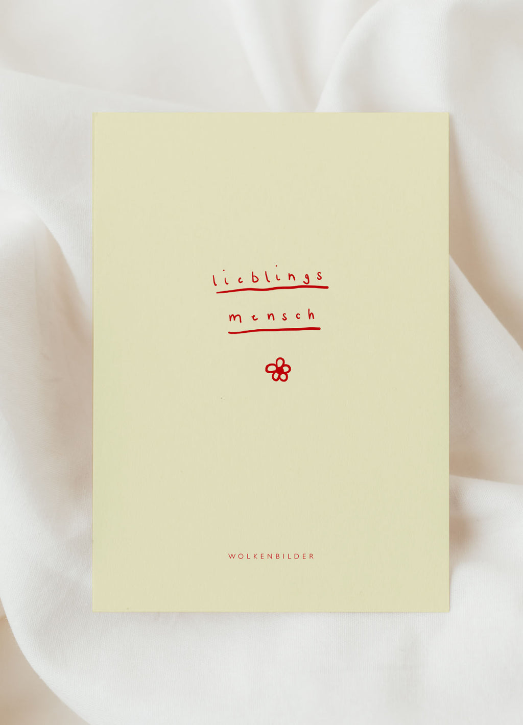 Postkarte No. 17.2 "LIEBLINGSMENSCH"