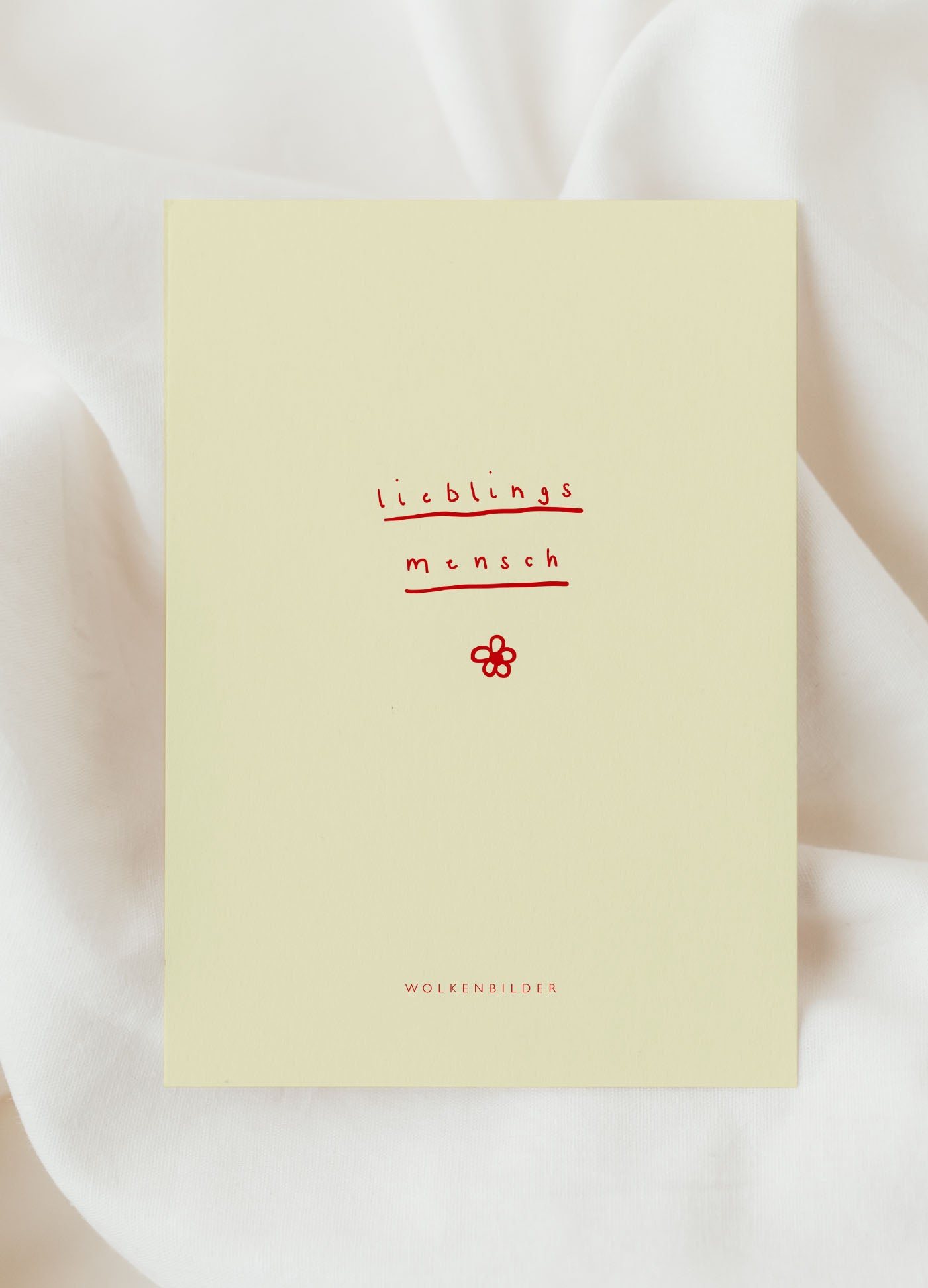 Postkarte No. 17.2 "LIEBLINGSMENSCH"