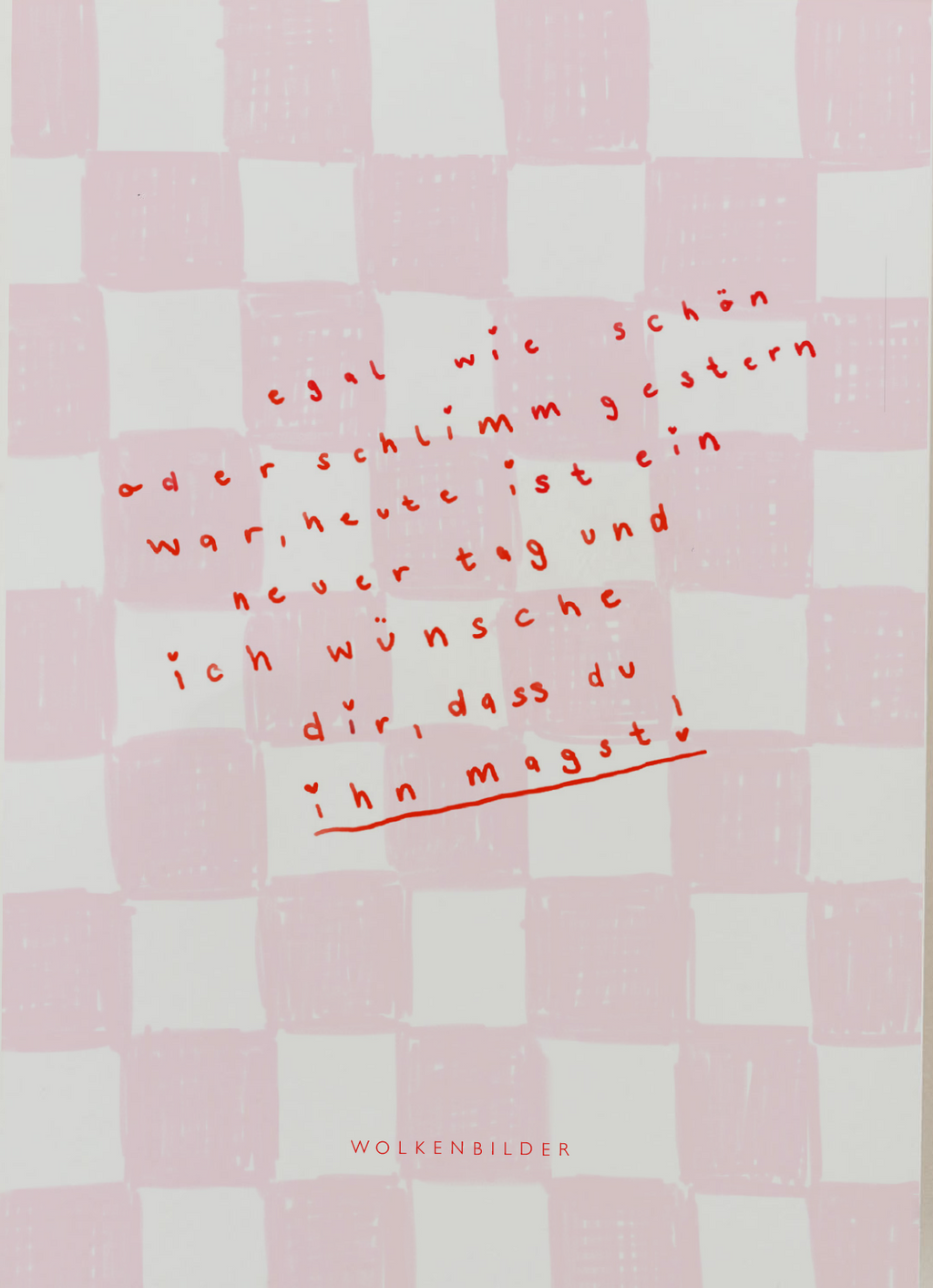 Postkarte No. 21.2 "NEUER TAG"