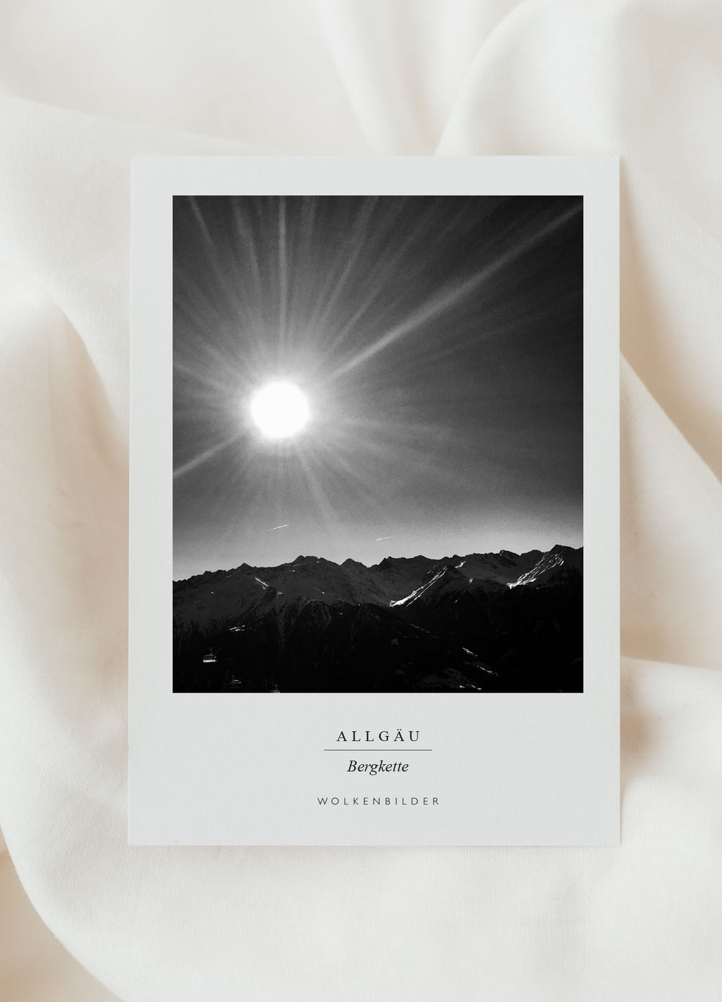 Postkarte No. 230 "ALLGÄU BERGKETTE"