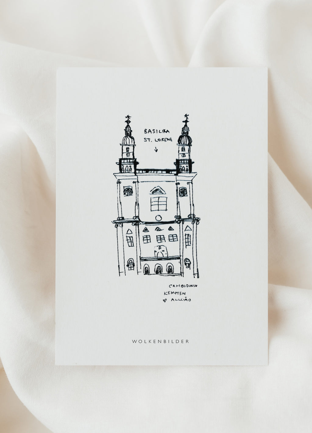 Postkarte No. 249 "ST. LORENZ KIRCHE"