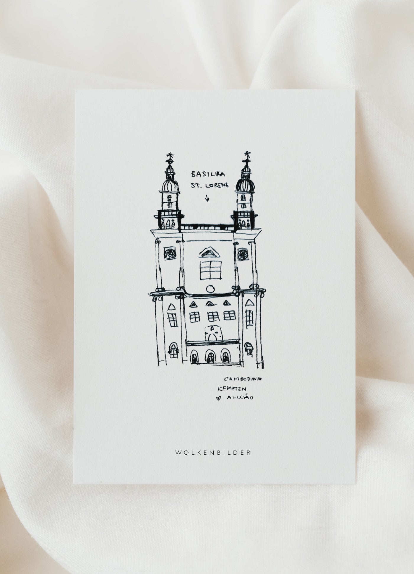 Postkarte No. 249 "ST. LORENZ KIRCHE"