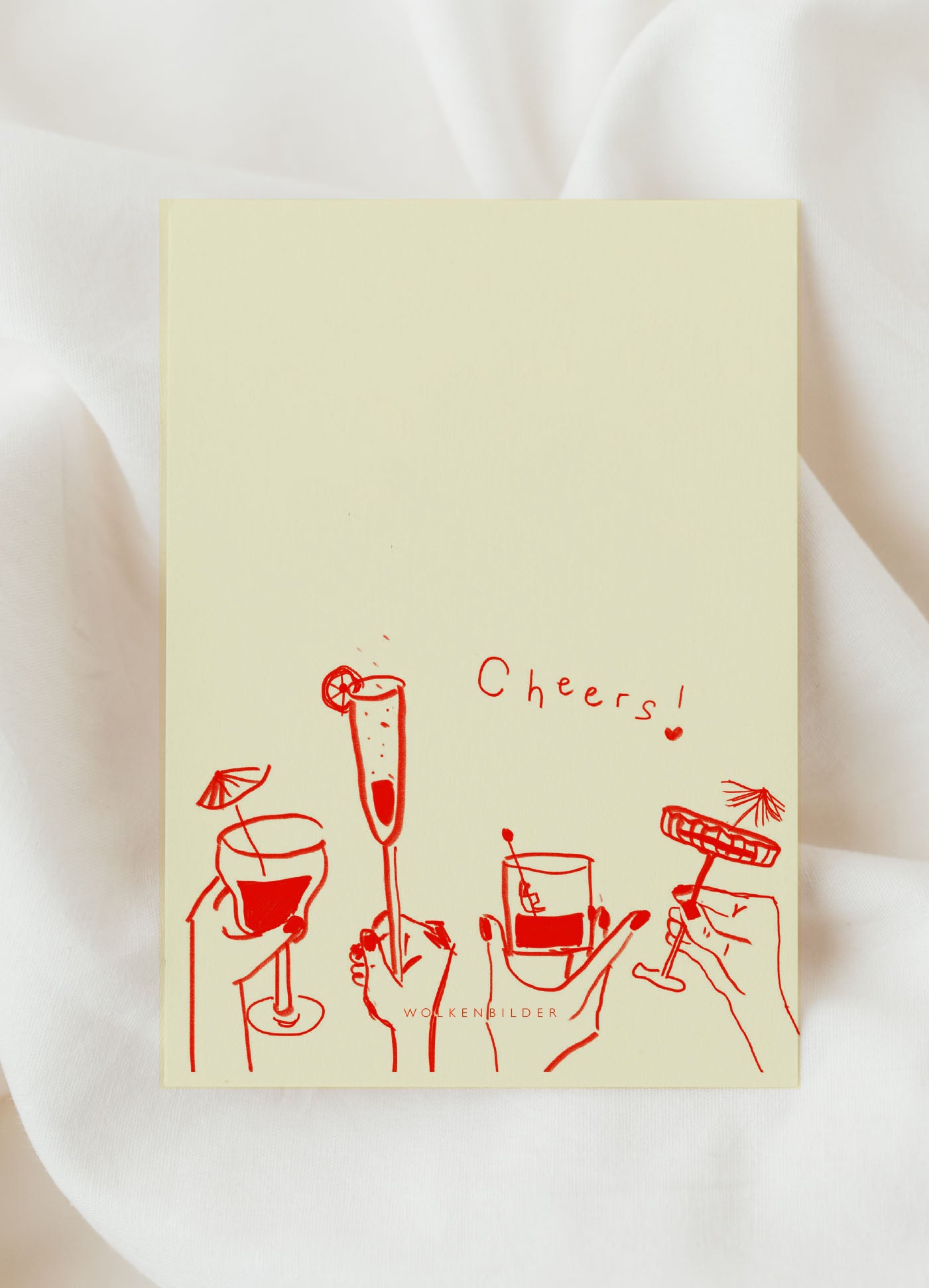 Postkarte No. 32.2 "CHEERS"