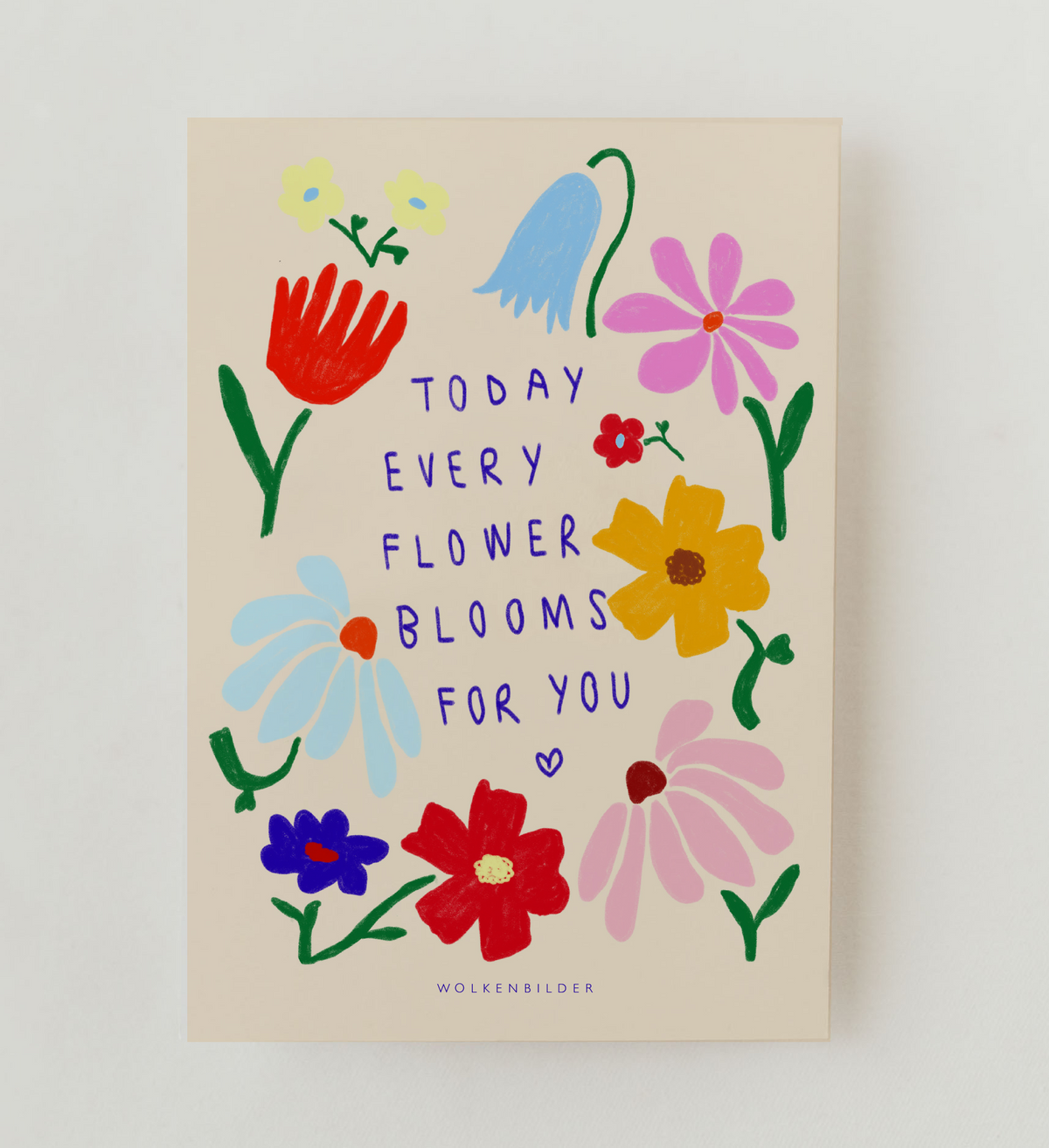 Postkarte No. 37.2 "EVERY FLOWER FOR YOU"