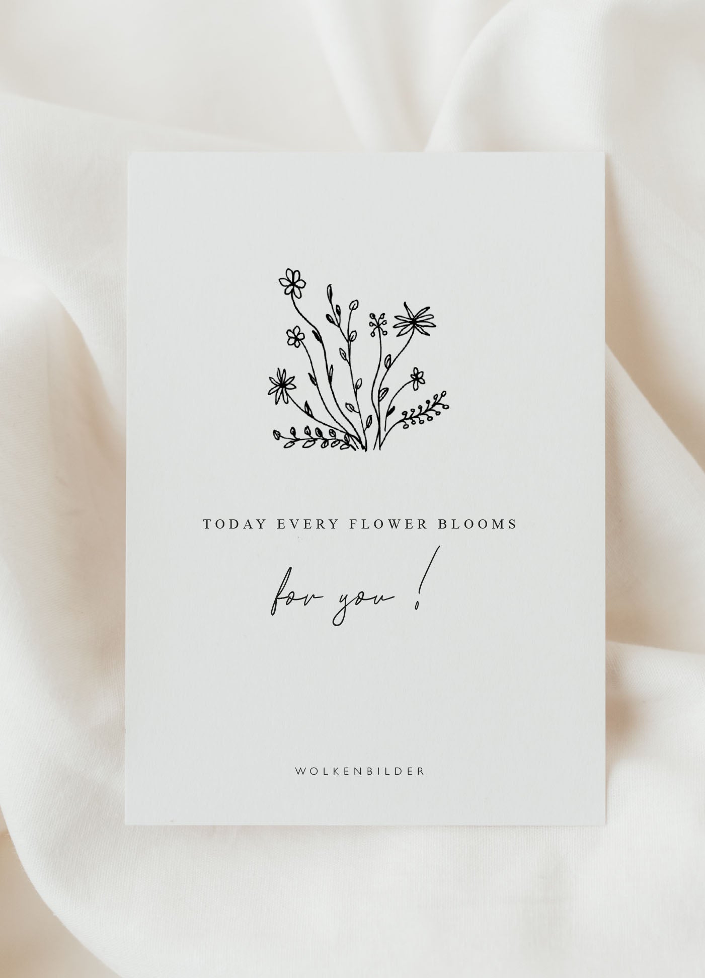 Postkarte No. 37 "BLOOMS FOR YOU"