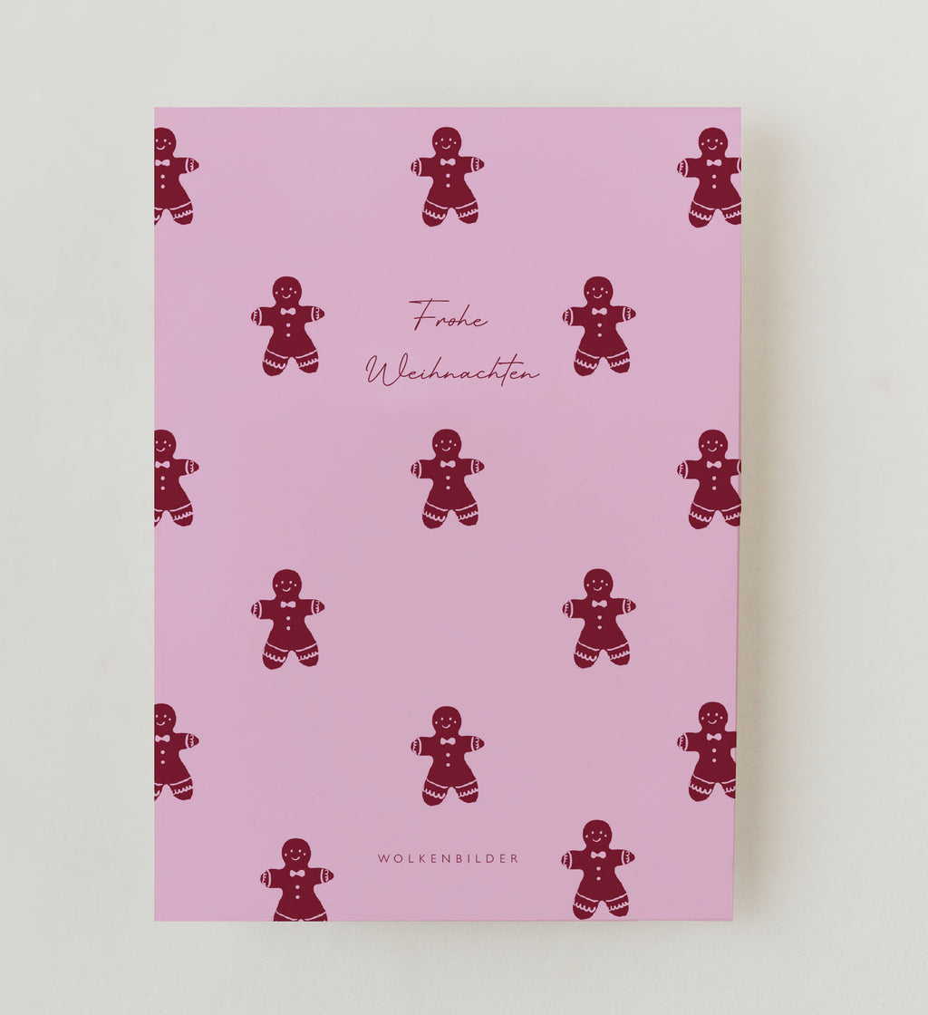 Postkarte No. 48.2 "LEBKUCHENMÄNNCHEN"