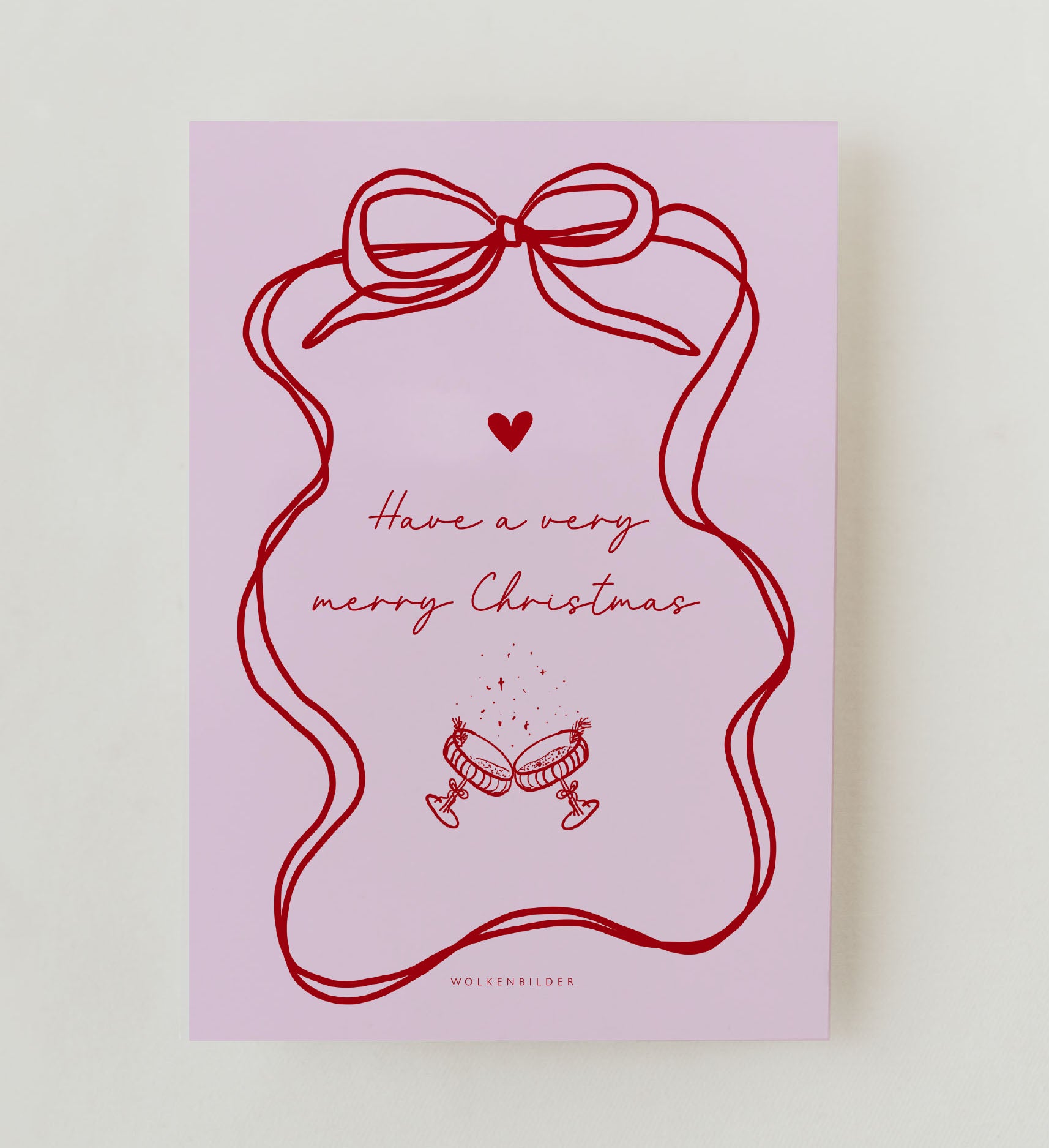 Postkarte No. 52.2 "HAVE A VERY MERRY CHRISTMAS"