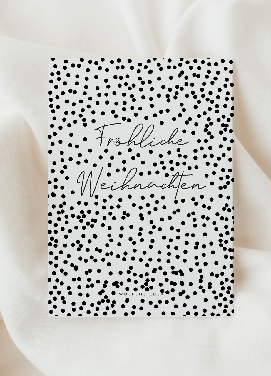 Postkarte No. 54 "FRÖHLICHE WEIHNACHTEN"