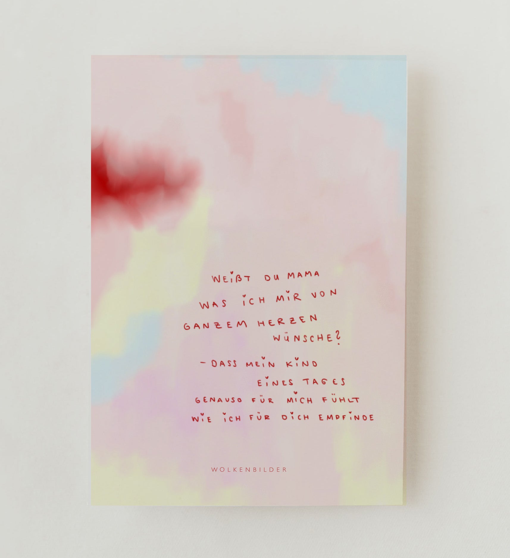 Postkarte No. 61.2 Weißt du Mama (bunt)