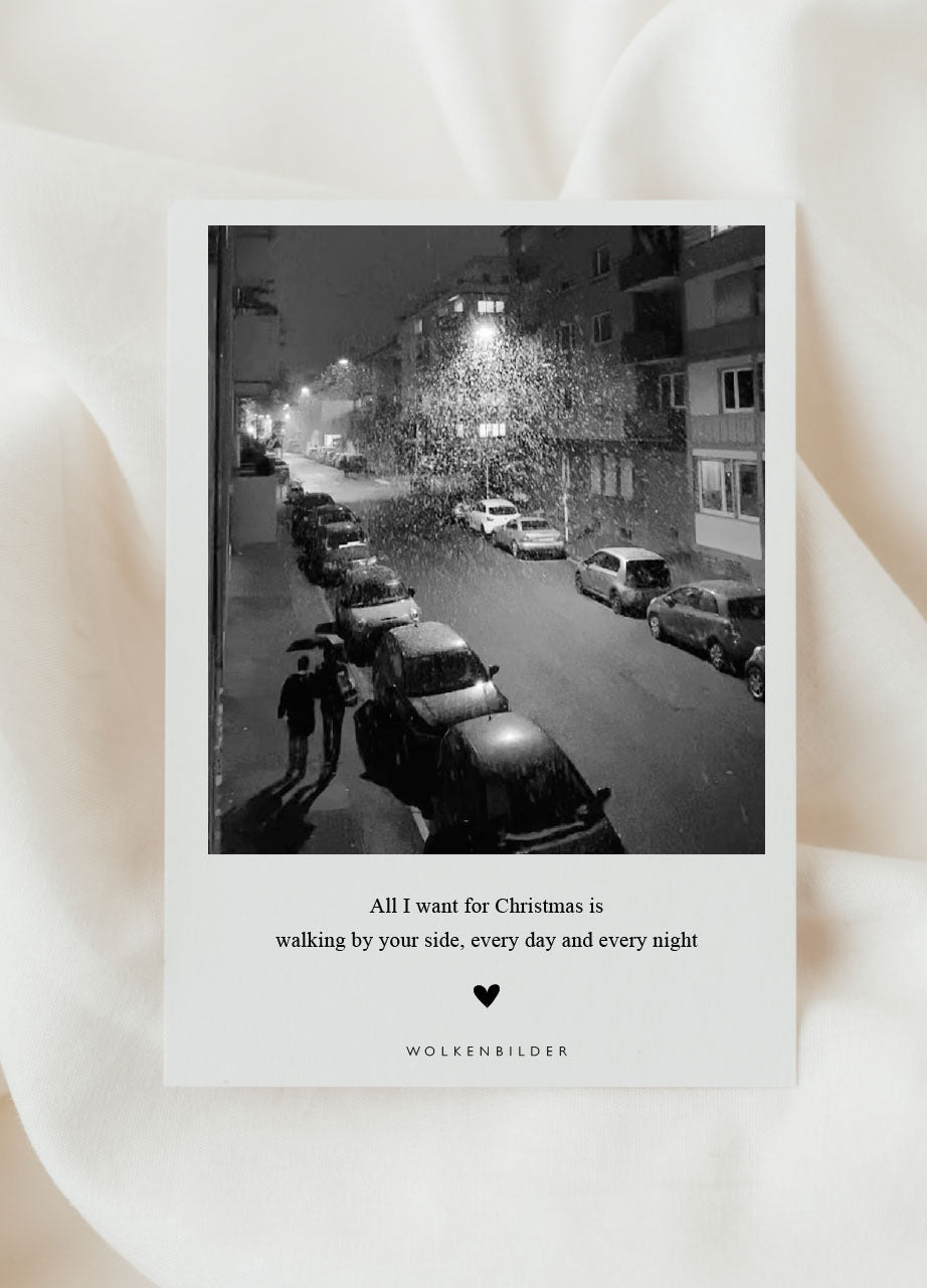 Postkarte No. 68 "ALL I WANT FOR CHRISTMAS"