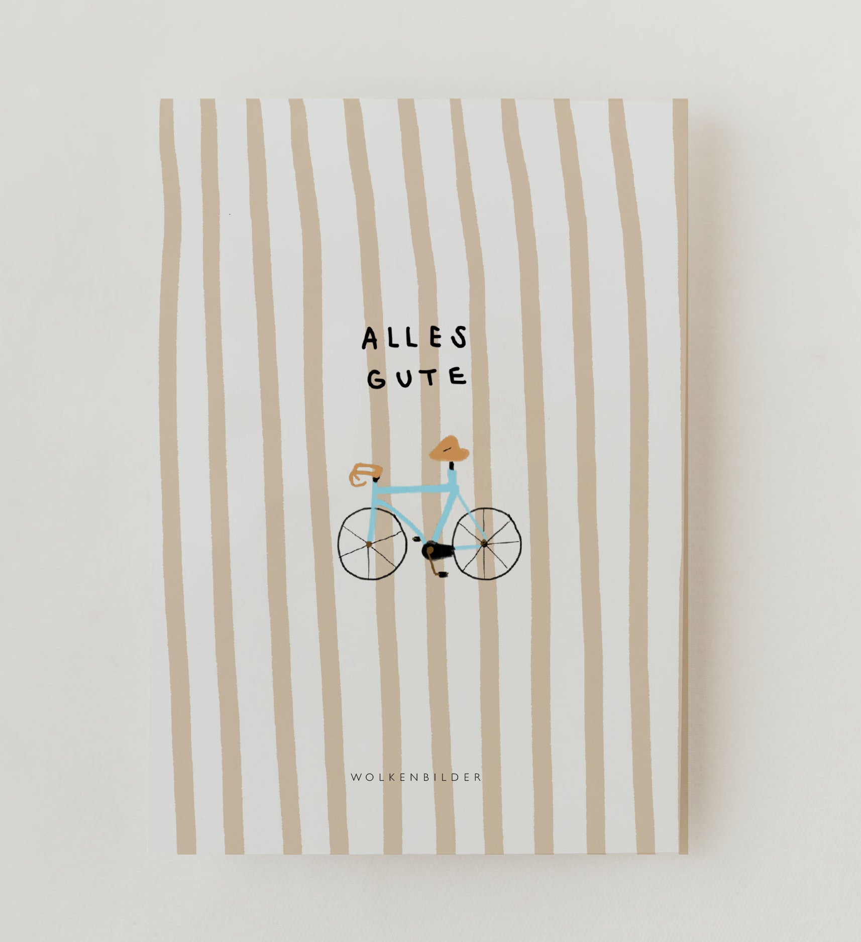 Postkarte No. 79.2 Alles Gute Rennrad