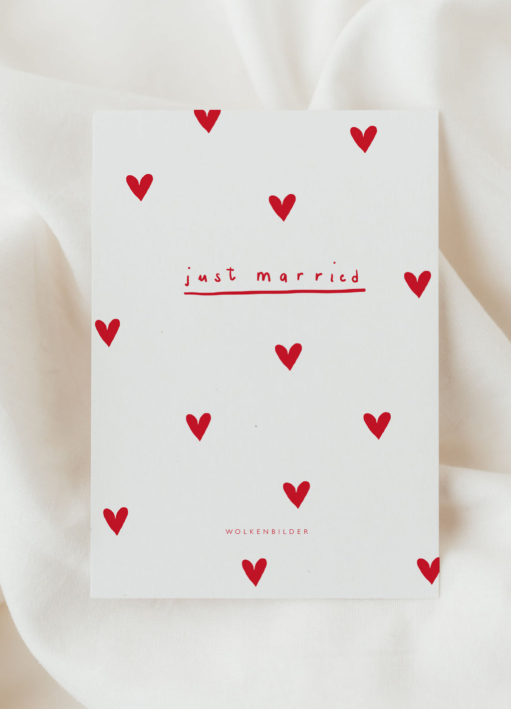 Postkarte No. 8.2 "JUST MARRIED"