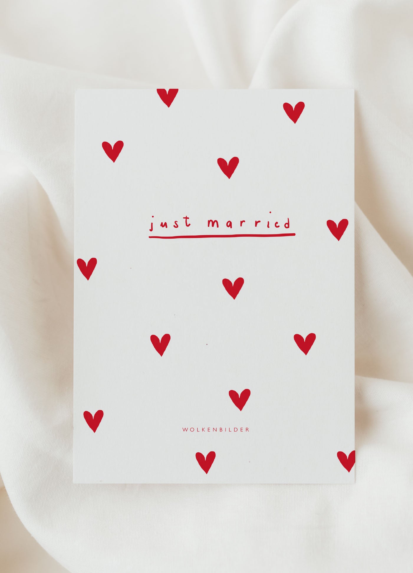 Postkarte No. 8.2 "JUST MARRIED"