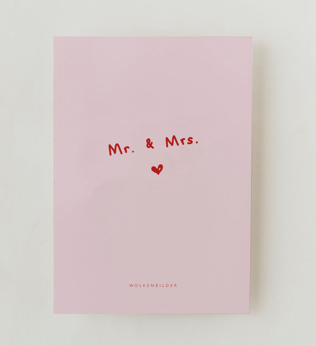 Postkarte No. 82.2 MR & MRS