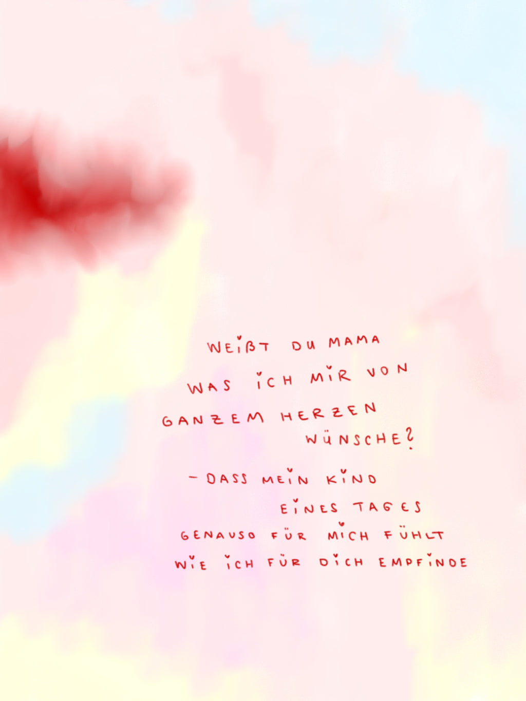 Poster No. 64 "WEISST DU MAMA"