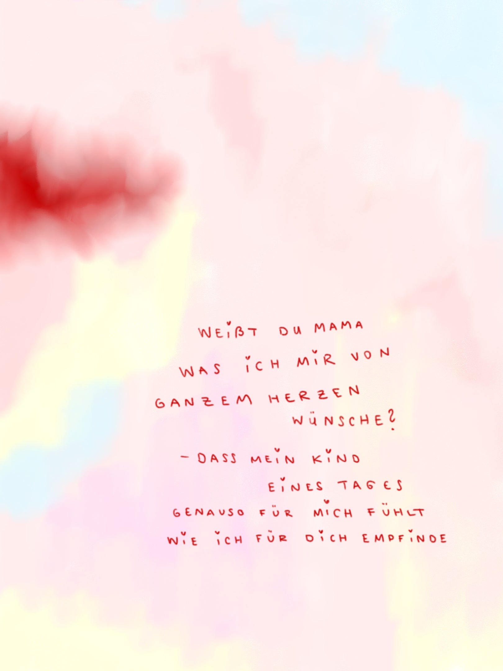Poster No. 63 "WEISST DU MAMA"