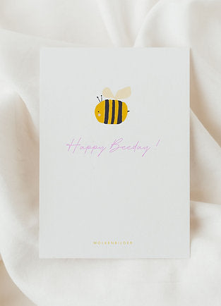Postkarte No. 3.2 "Happy Beeday"