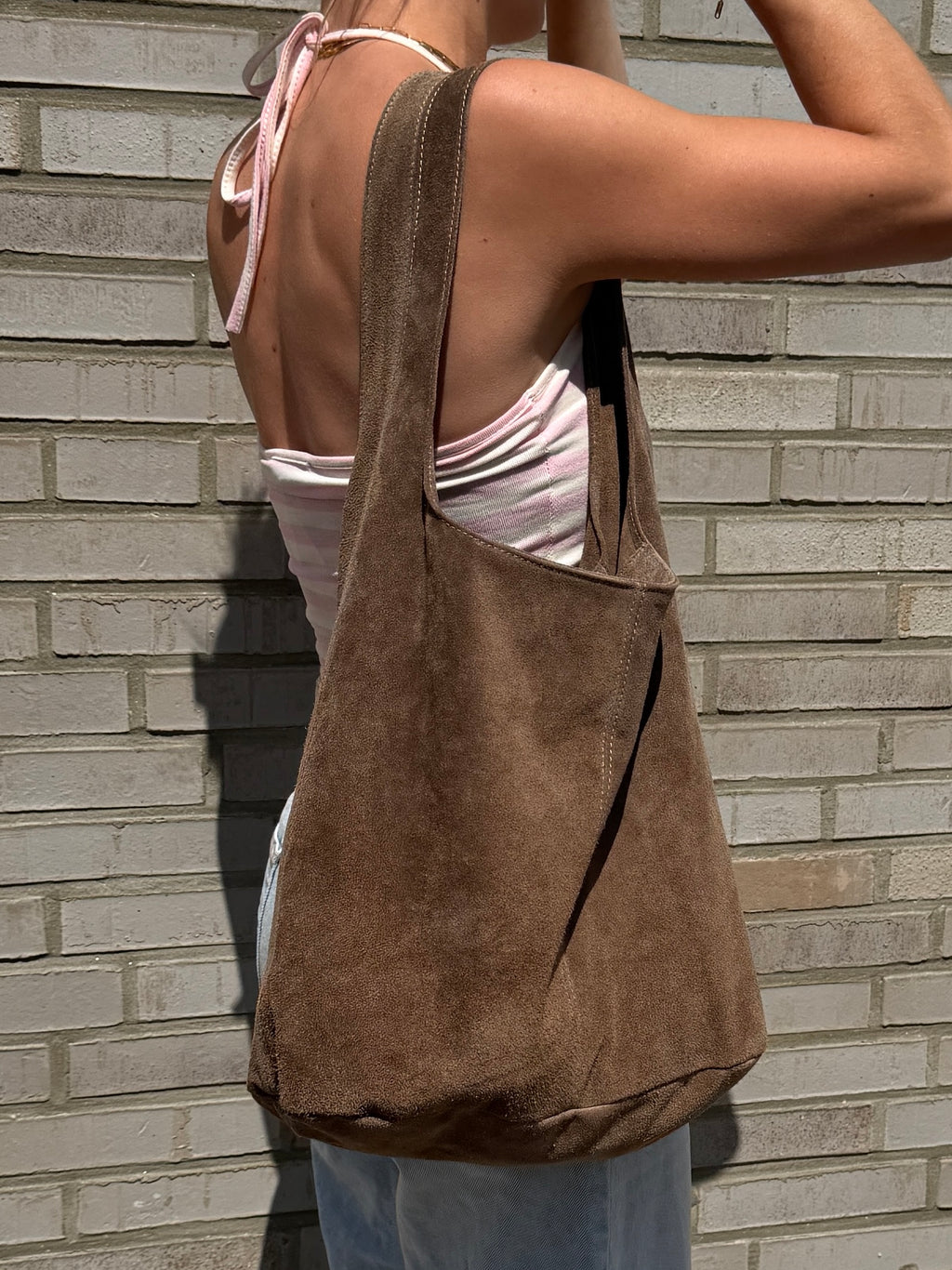 Wildleder-Tasche "BELLA"