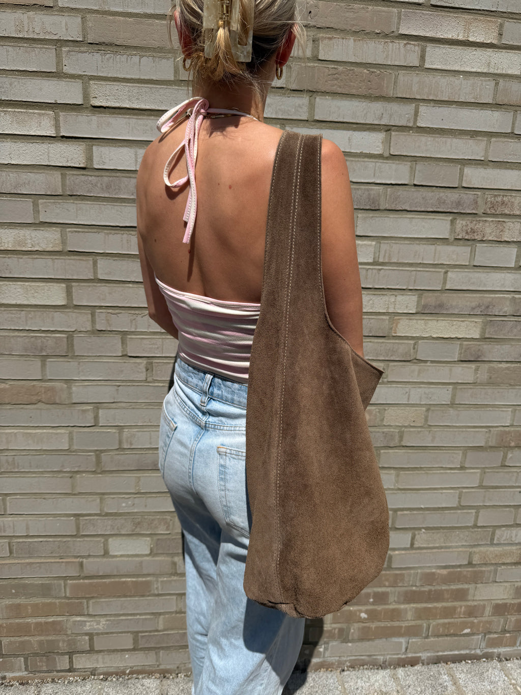Wildleder-Tasche "BELLA"