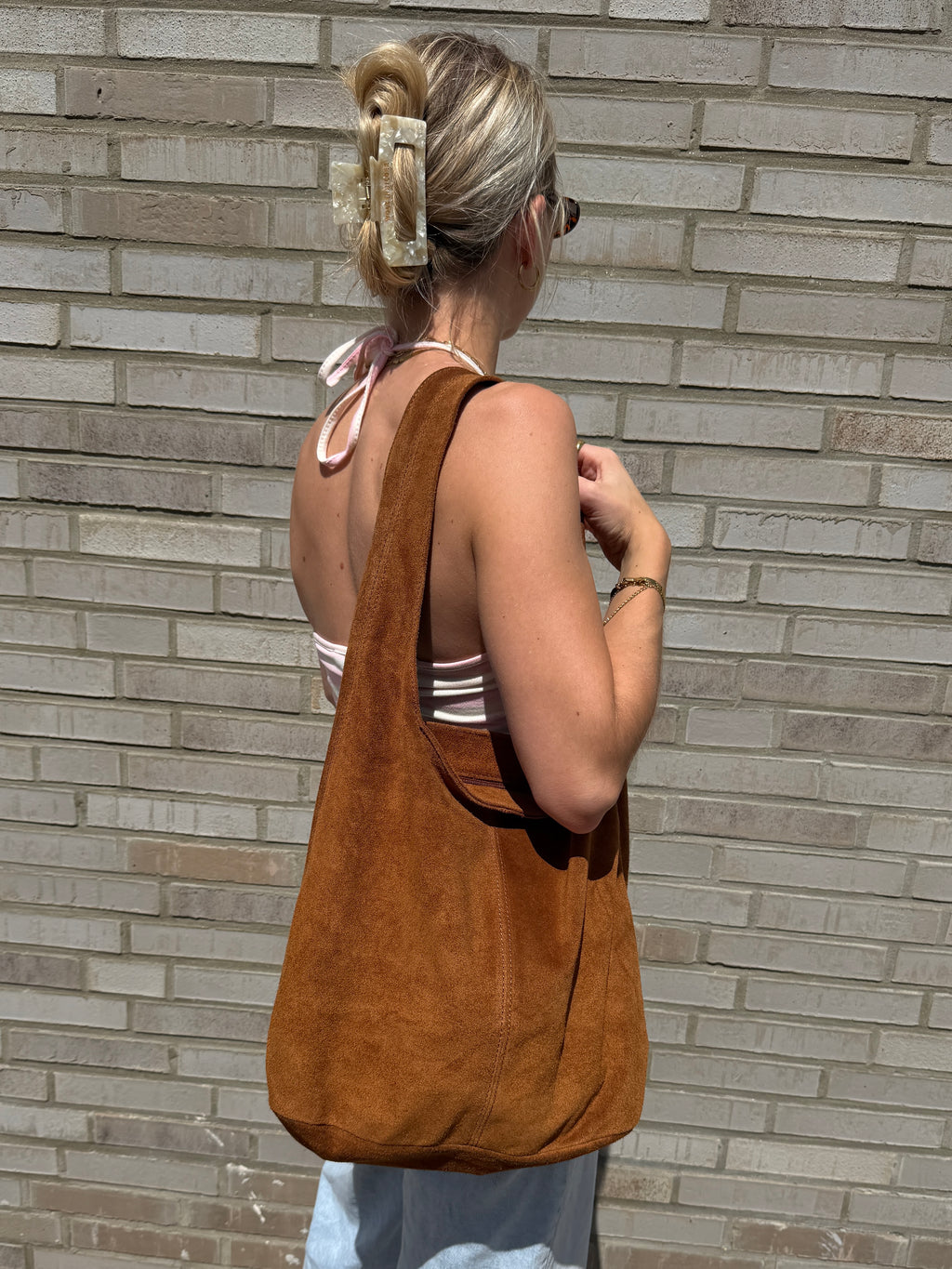 Wildleder-Tasche "BELLA"