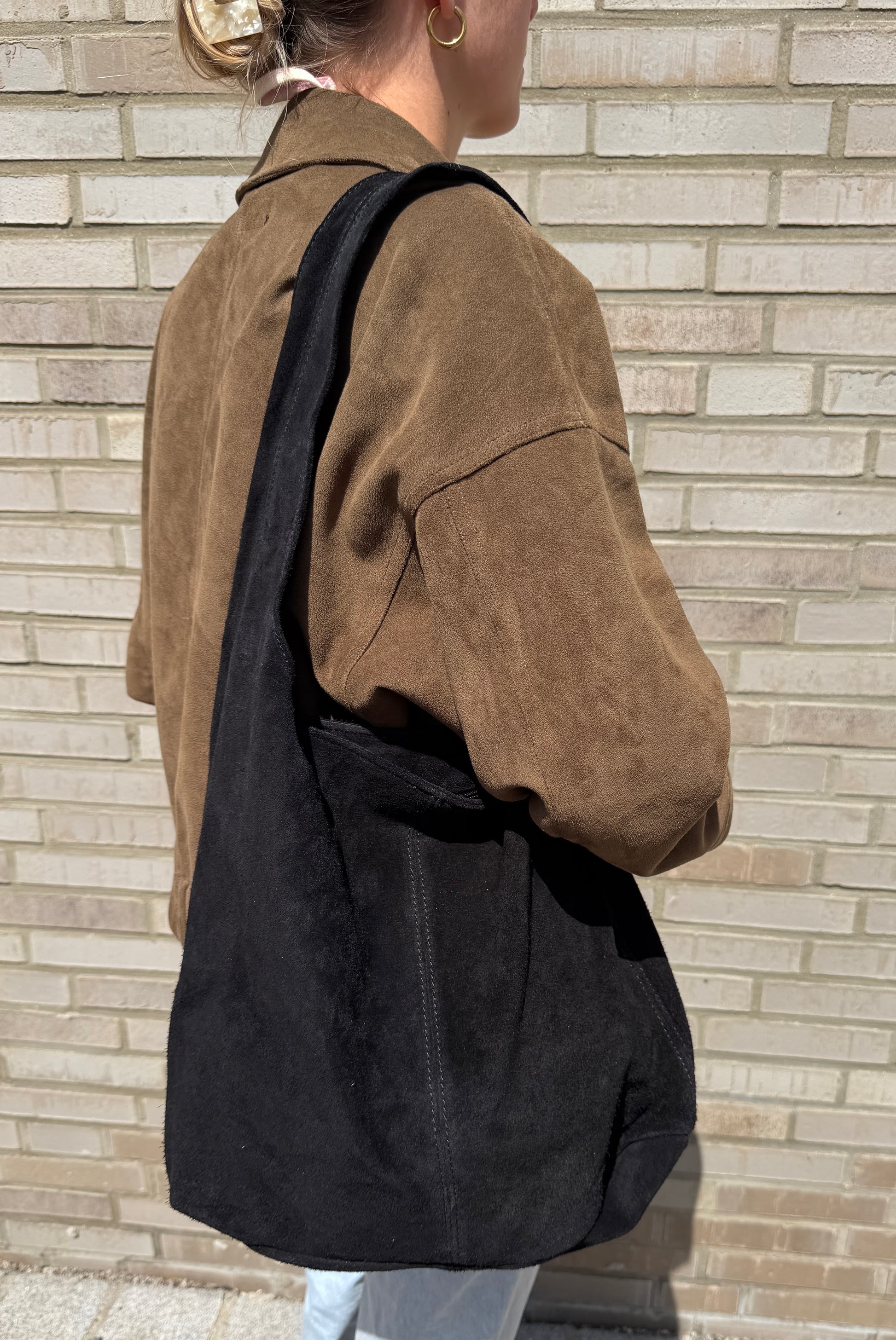 Wildleder-Tasche "BELLA"