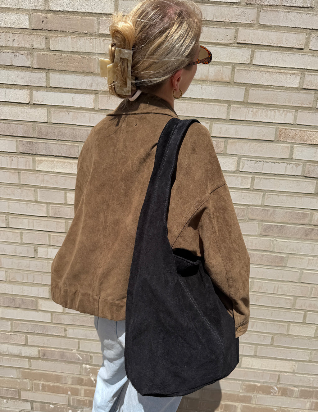 Wildleder-Tasche "BELLA"