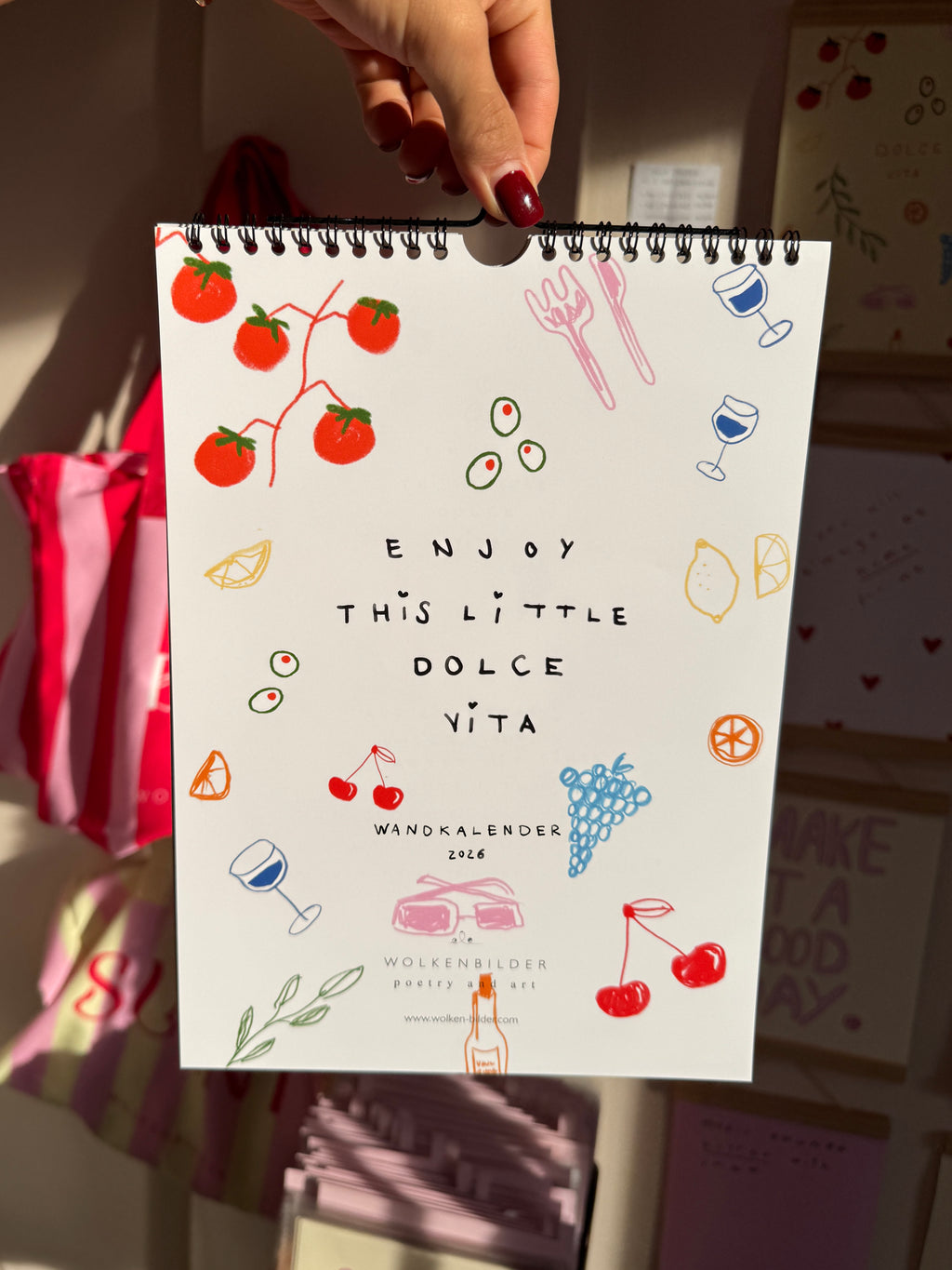 Postkarten-Kalender 2026 zum Aufstellen