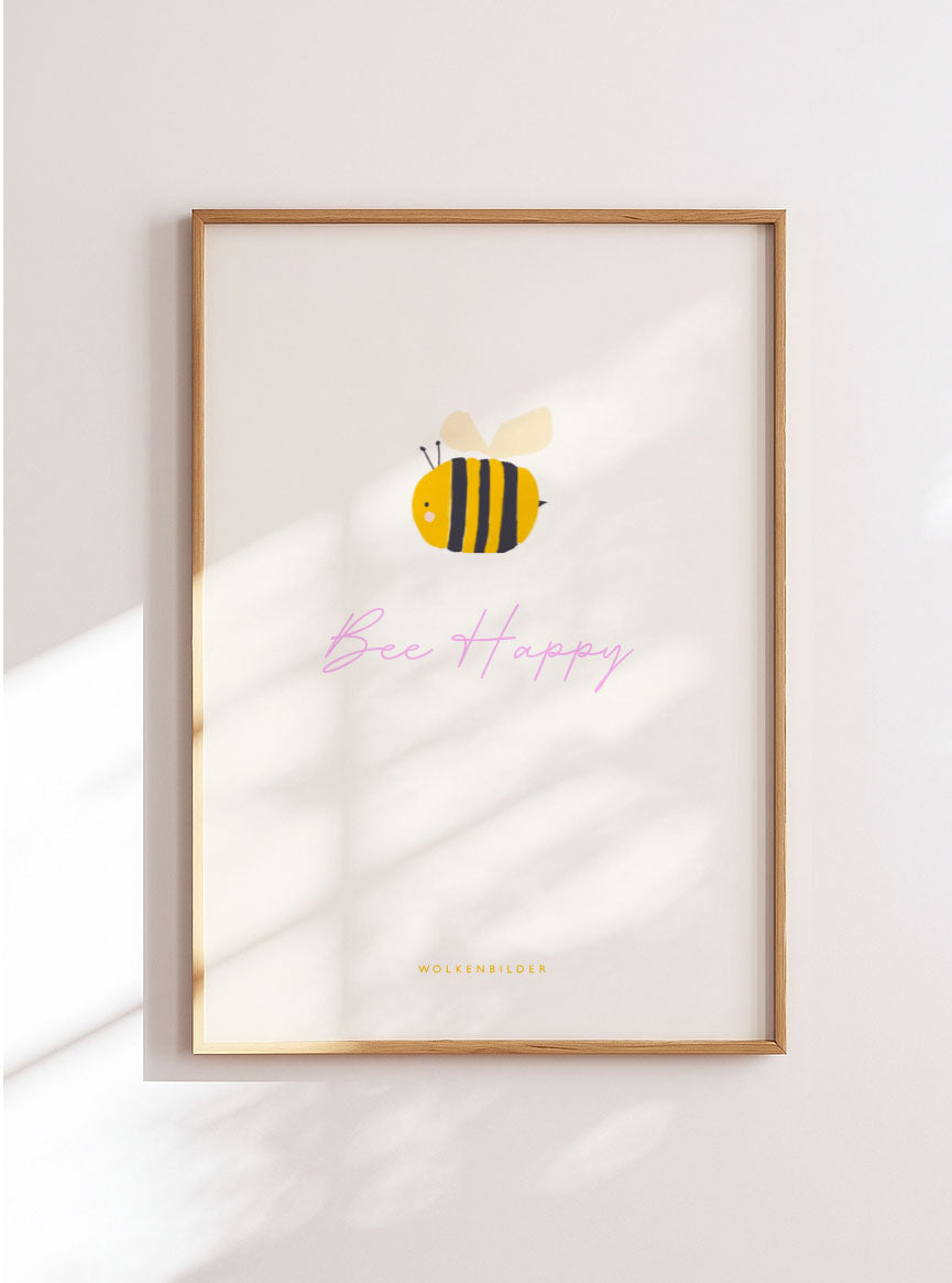 Poster No. 19 "BEE HAPPY"