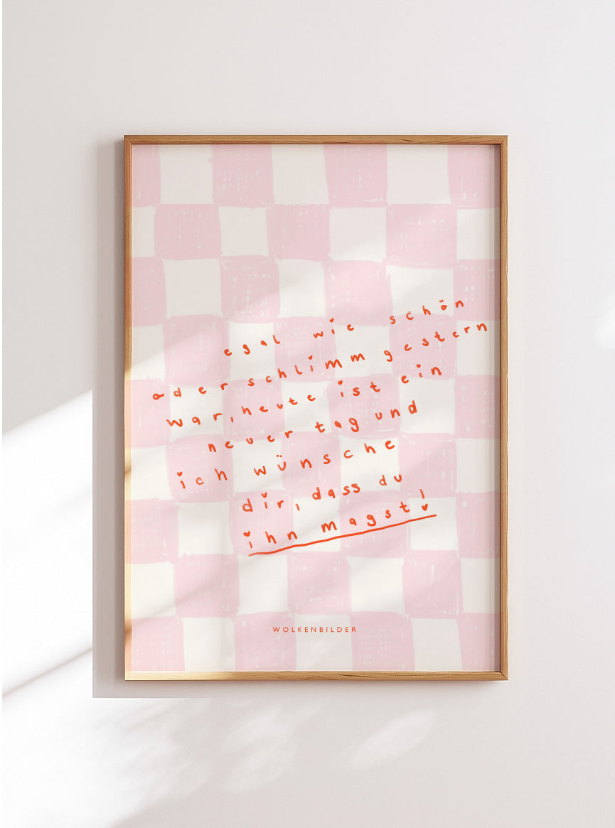 Poster No. 29 "HEUTE IST EIN NEUER TAG"