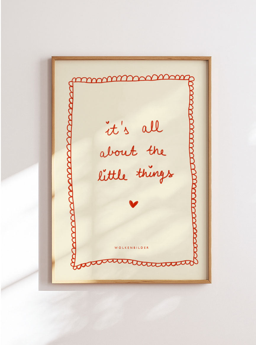 Poster No. 39 "LITTLE THINGS"