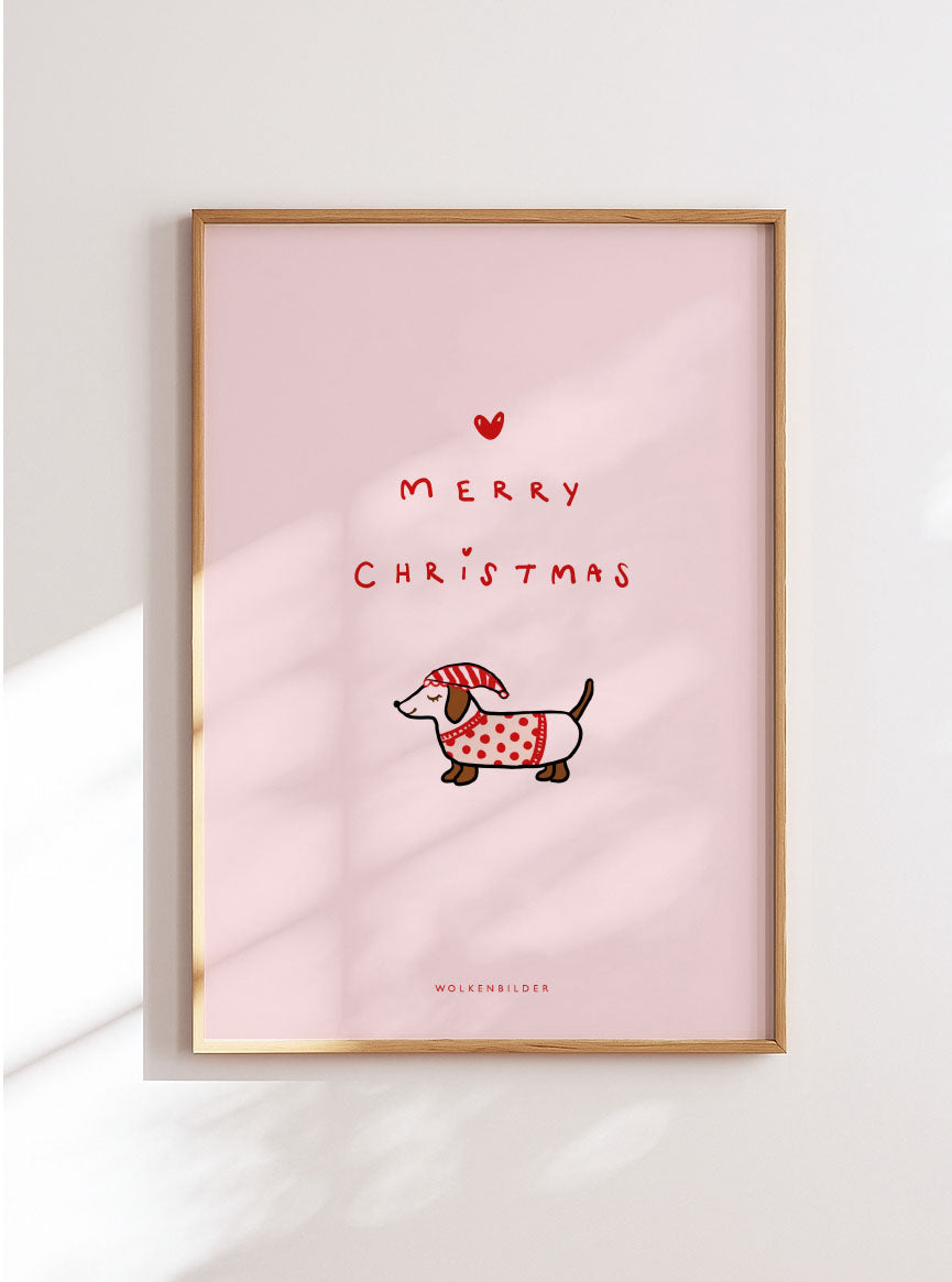 Poster No. 47 "CHRISTMAS DACKEL"