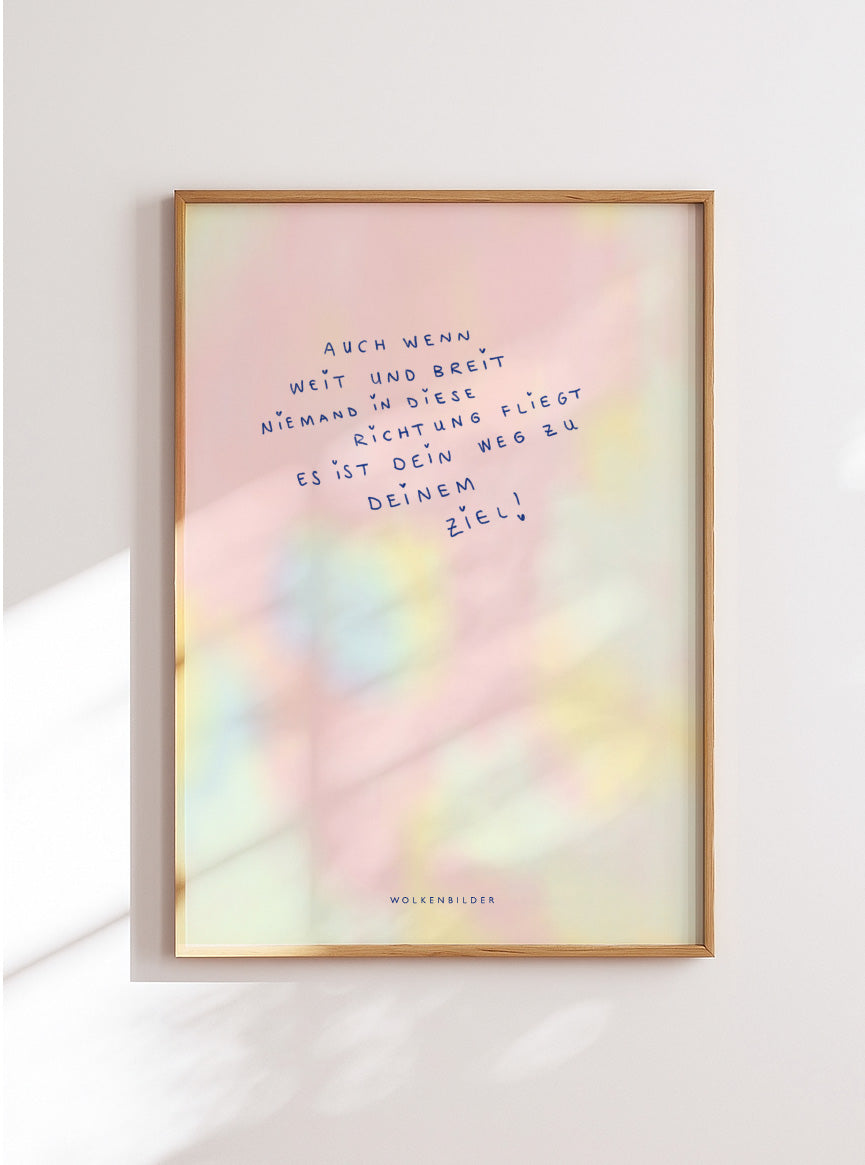 Poster No. 49 "Dein Weg, dein Ziel"