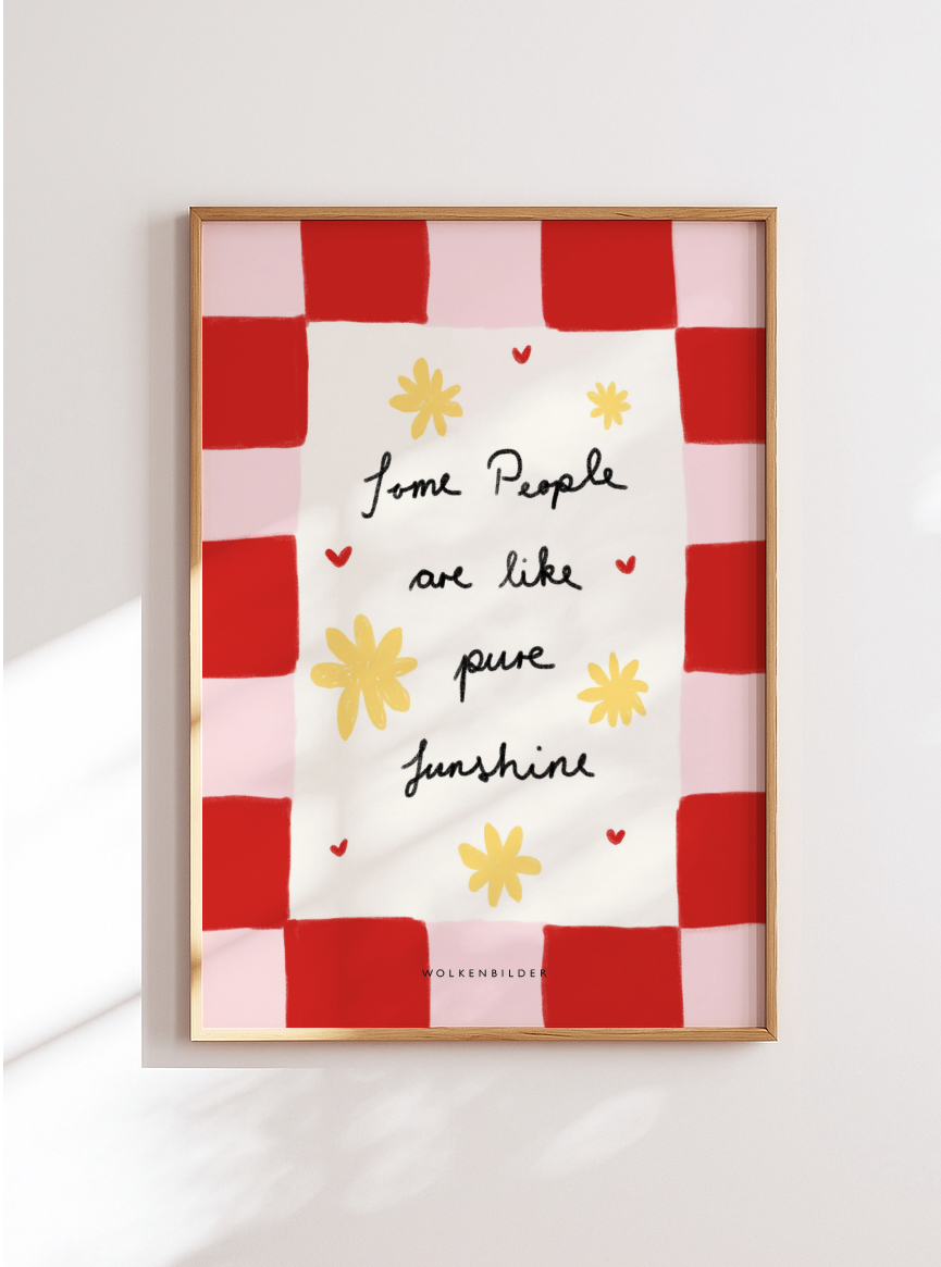 Poster No. 59.2 "PURE SUNSHINE"