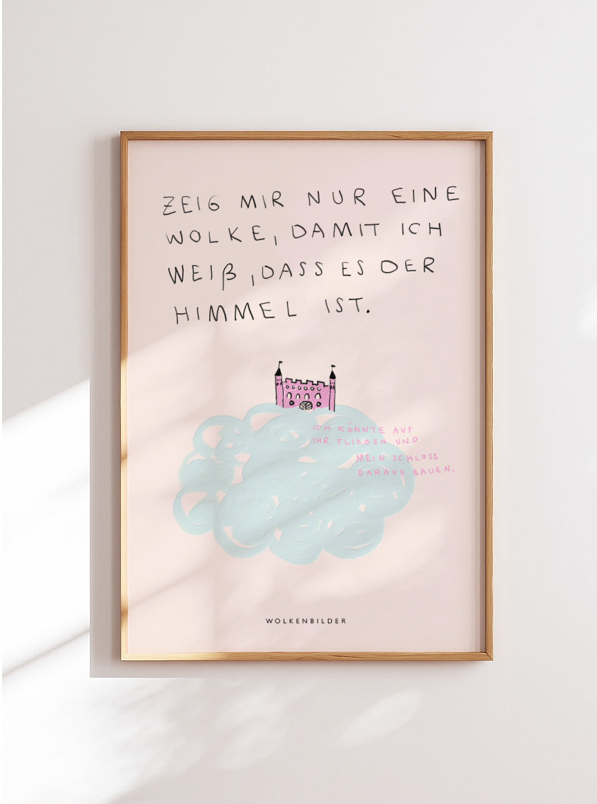 Poster No. 59 "ZEIG MIR NUR EINE WOLKE"