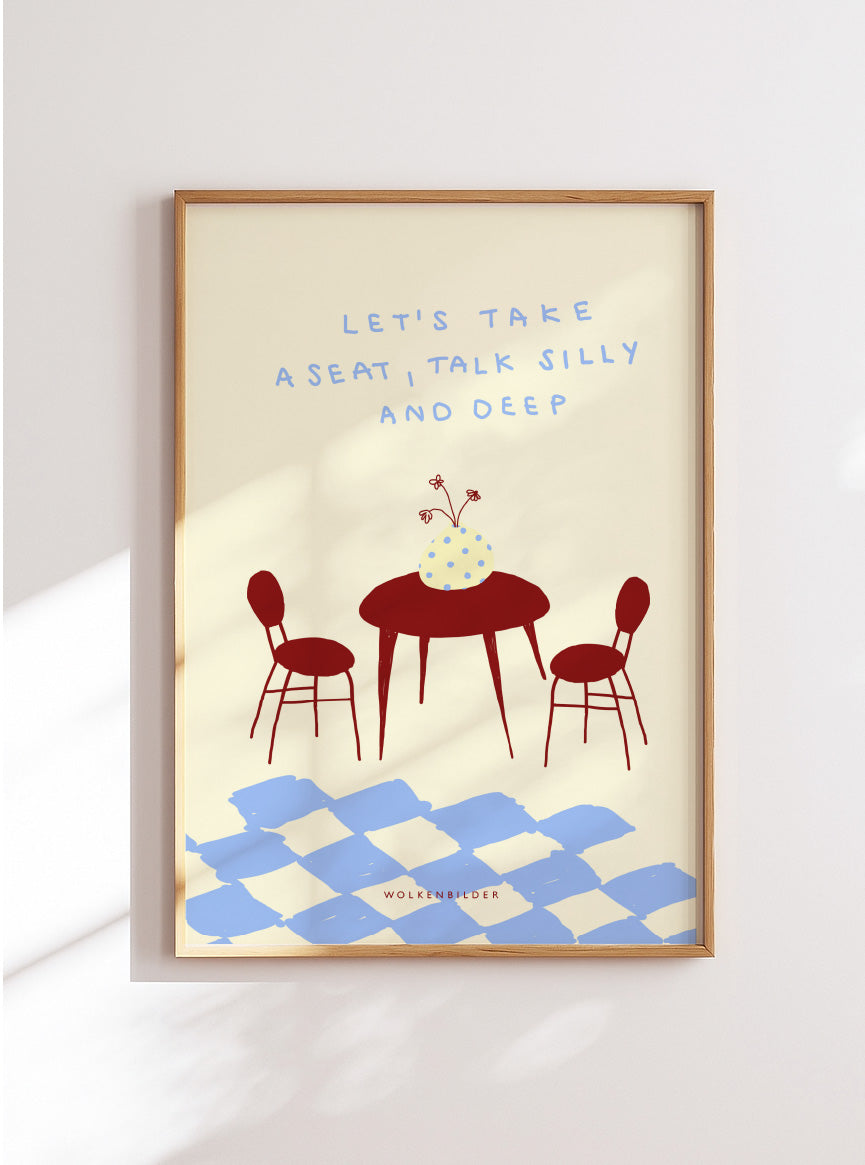 Poster No. 67 "LET'S TAKE A SEAT"