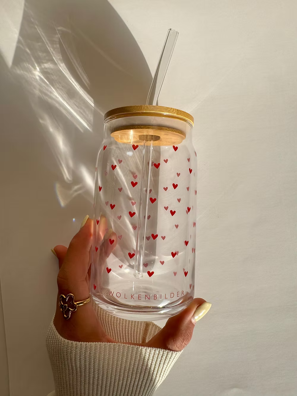 Trinkglas in verschiedenen Designs